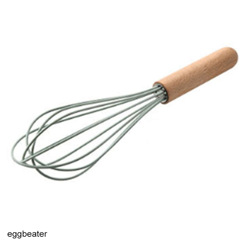 【BestGO】Turner  Spatula Soup Spoon Kitchen Gadgets Portable Non-stick Cooking Tools Food Grade Wooden Handle 1Pcs Silicone