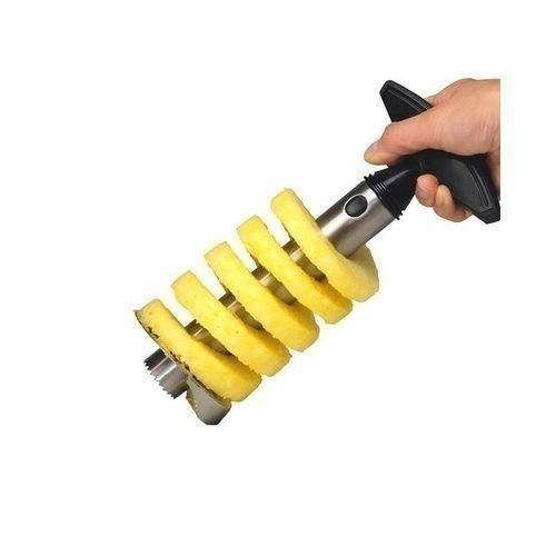 Pineapple Slicer and Peeler - Black and Silver