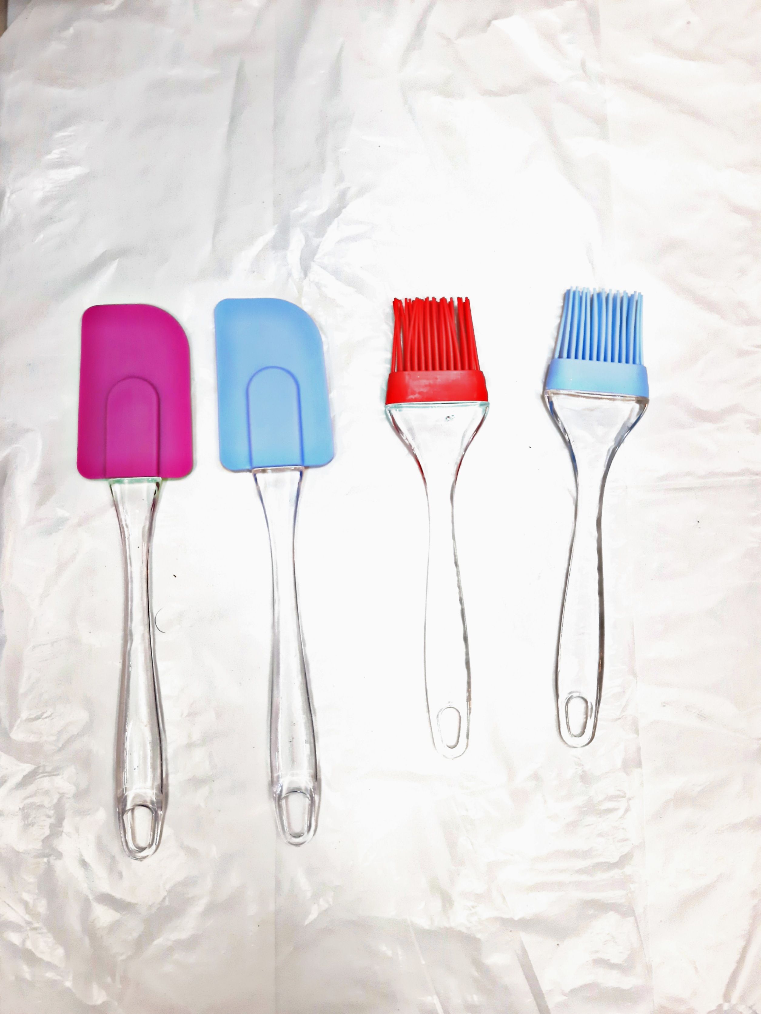 Silicon Brush and Spatula for cooking in kitchen