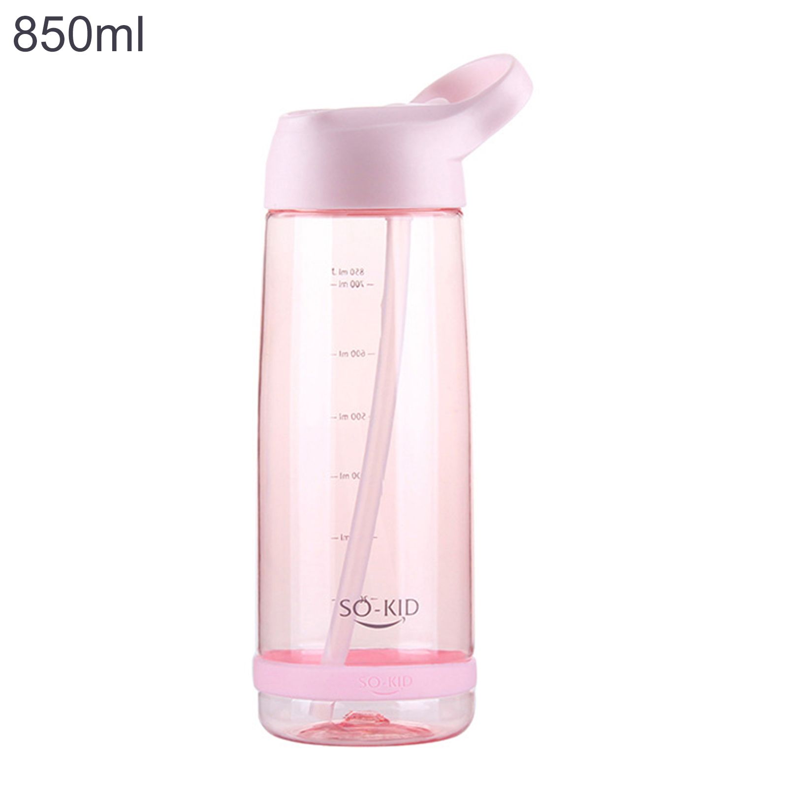 Portable Large Capacity with Handle Outdoor Kettle Sports Drinking Straw Bottle