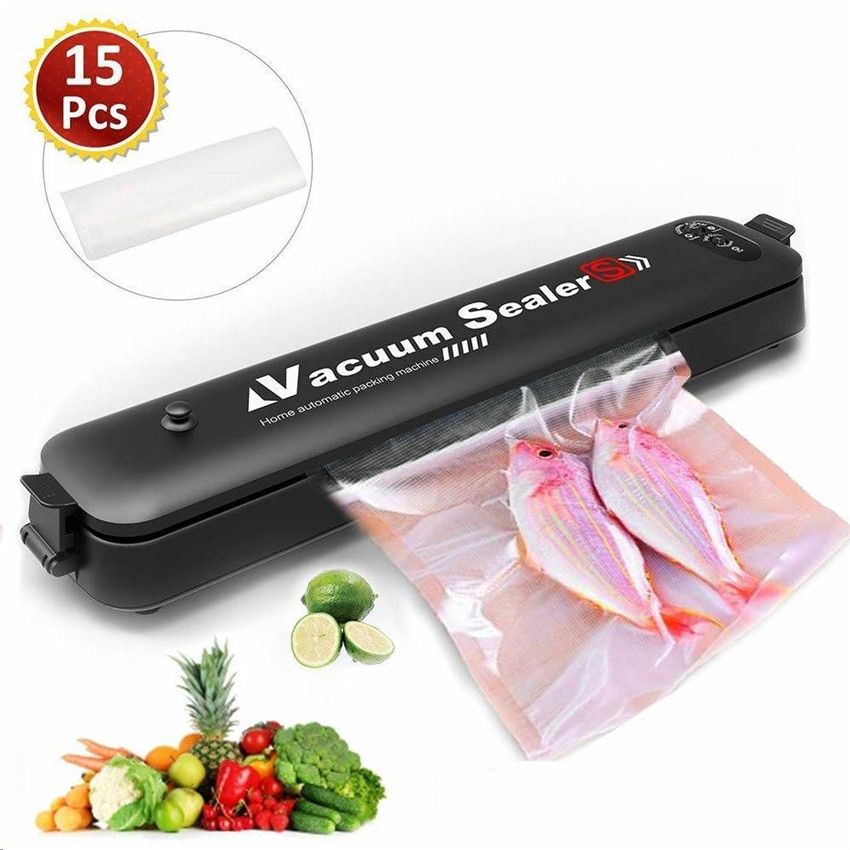 Household Vacuum Sealer LP-11S Vacuum Sealing Machine Meat Vegetable Fruit Food Packing Machine 110V-240V