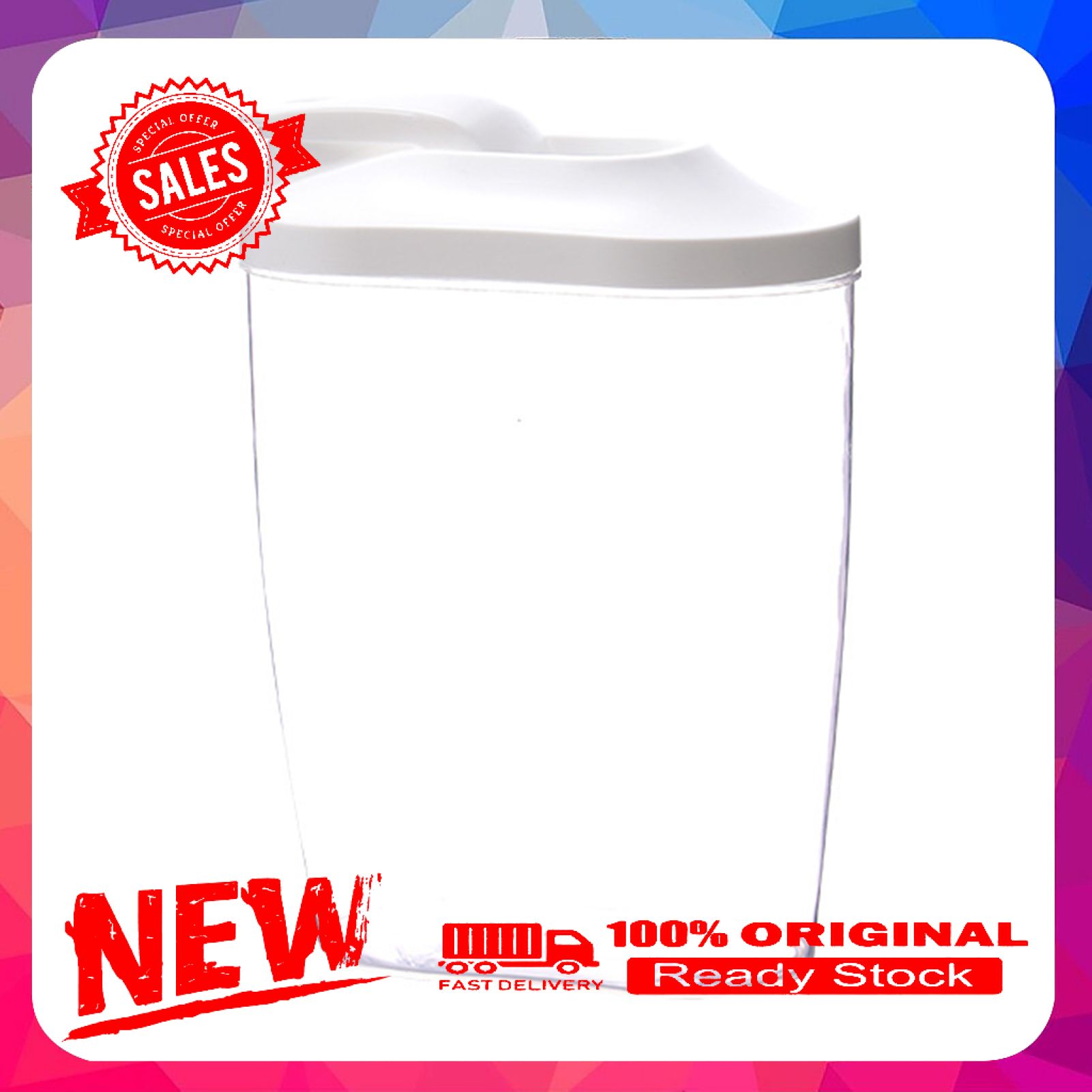 Storage Box Food-grade Space-saving PP Airtight Cereal Container Storage Box for Dried Grains