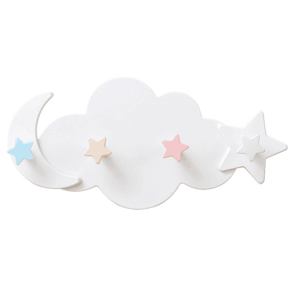 Yfashion Cloud Shape Self Adhesive Hanging Hook Clothes owel Holder Racks Wall Decoration