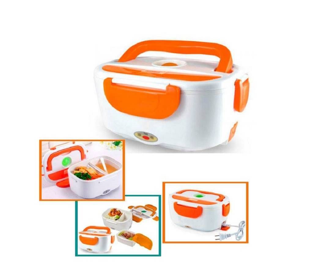 Electric Lunch Box - White & Blue