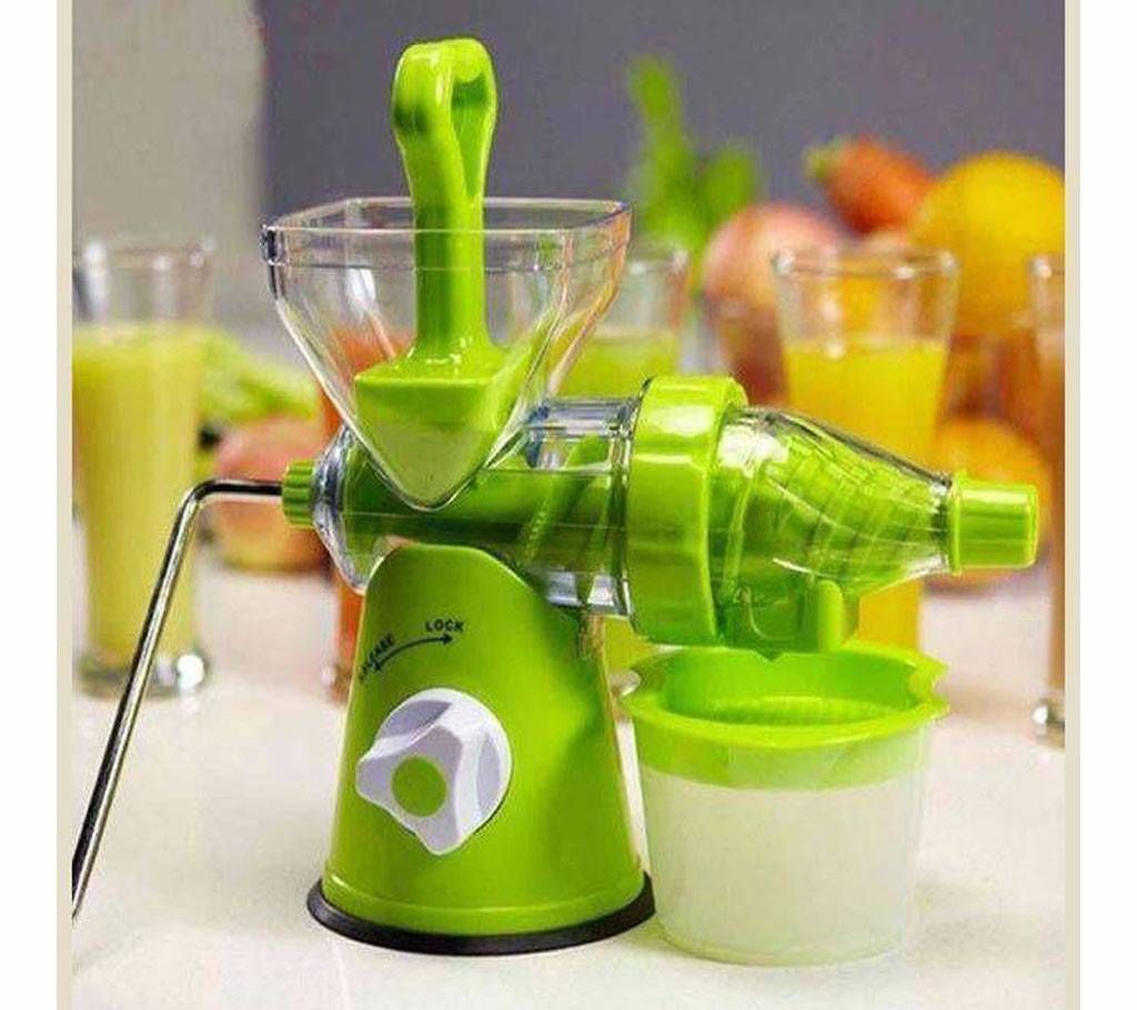 Manual Fruit and Vegetable Juicer - Green