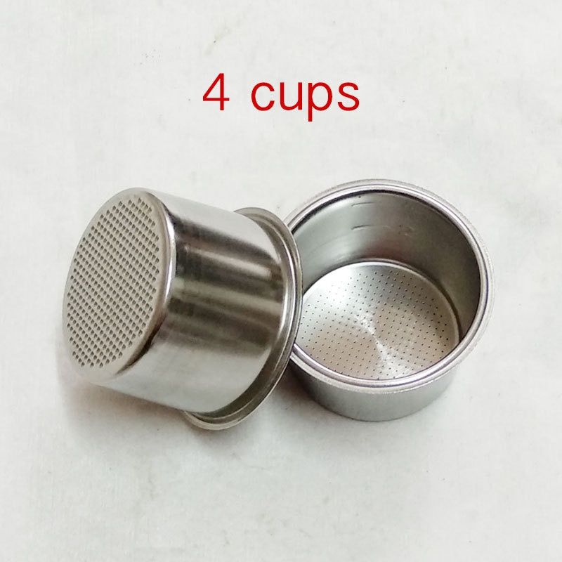 Top 51mm Coffee Filter Basket Stainless Steel Cup Filter Basket for for tbottomless portafilter with 1-2 2-4 cups