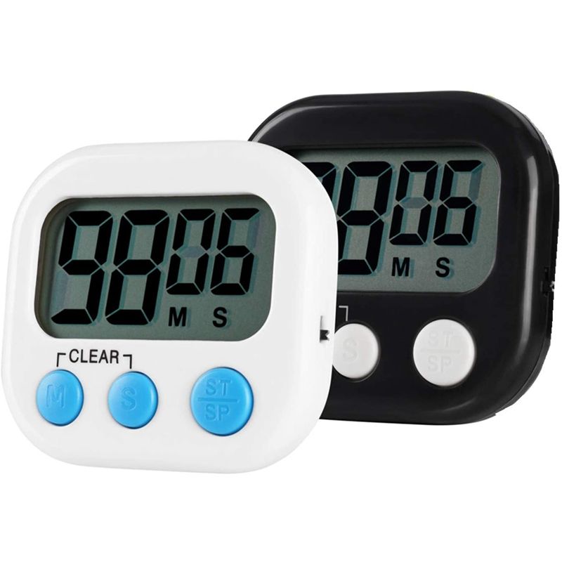 Kitchen Timer Digital Timer Stopwatch Alarm Clock Magnetic Short-Term Alarm Clock,Kitchen Clock Timer for Cooking,Baking