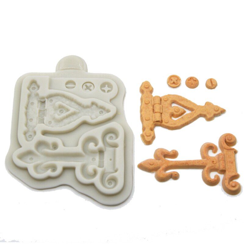 Belt Straps Locks and Key Hinges Chain Mould Silicone Mold Fondant Cake Decorating Tool Gumpaste Sugarcraft Chocolate Forms