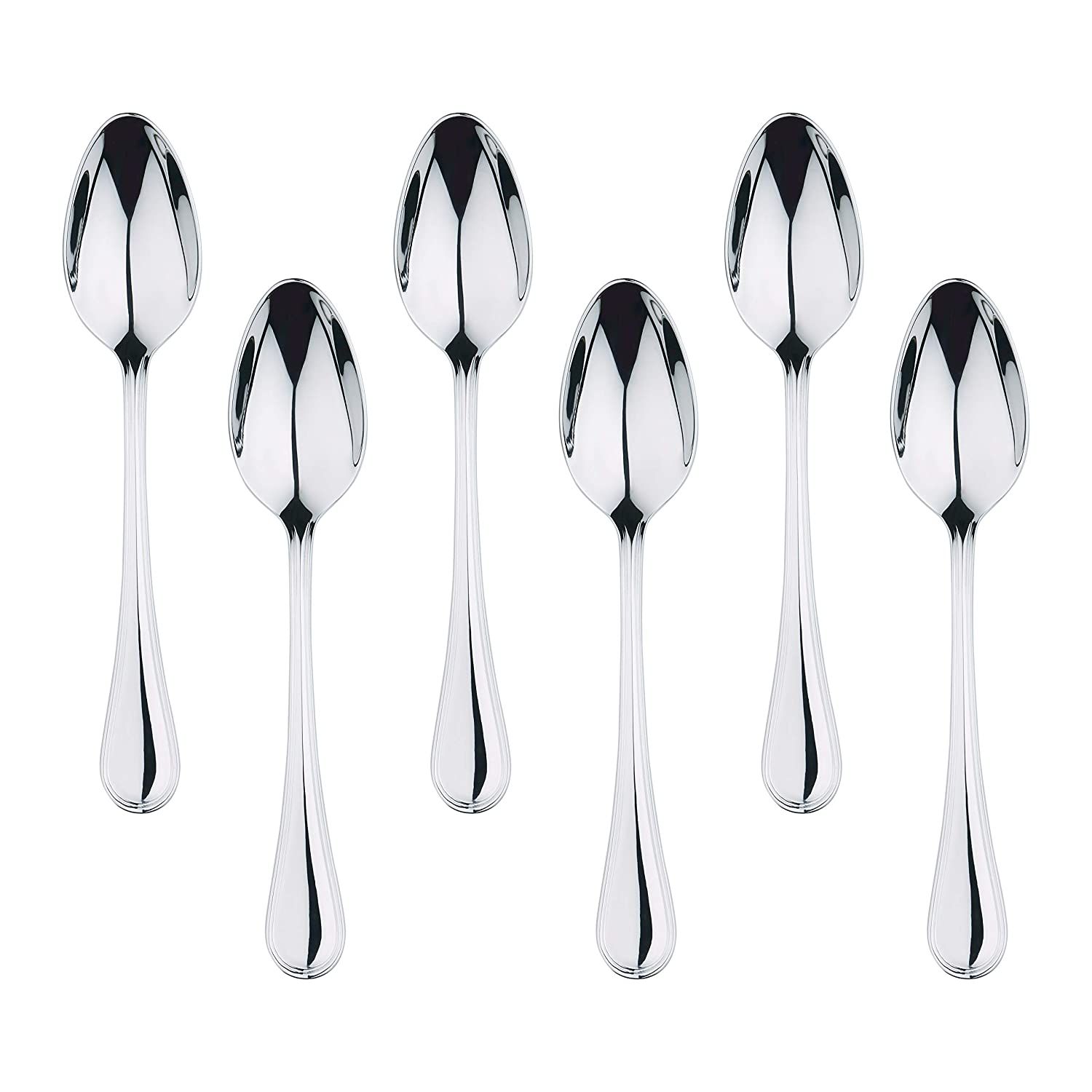 6 Pcs Stainless Steel Dessert Spoon Set