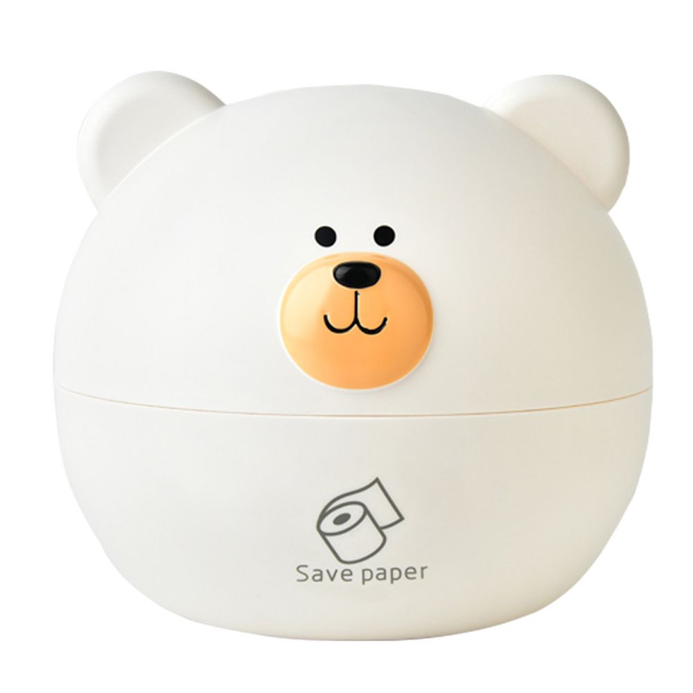 Cute Bear Tissue Box Nordic Roll Paper Storage Box Round Shaped Tissue Box Container Towel Napkin Tissue Holder Safe Portable