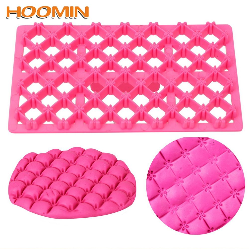 HOOMIN Hollow Flower Plastic Cake Mold Fondant Embosser Cutter Biscuit Cookie Cupcake Decorating Tools Sugarcraft Baking Mould