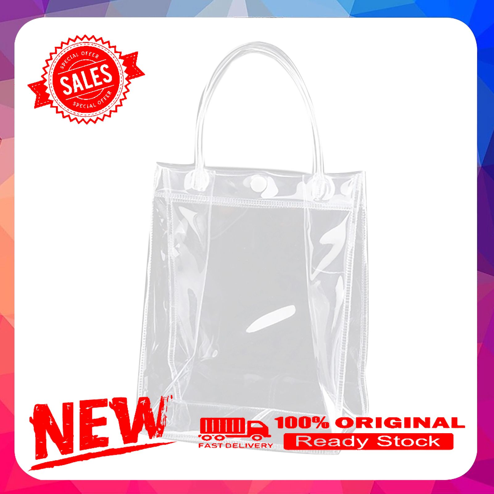 Storage Pouch Universal Portable Transparent Transparent Pouch
