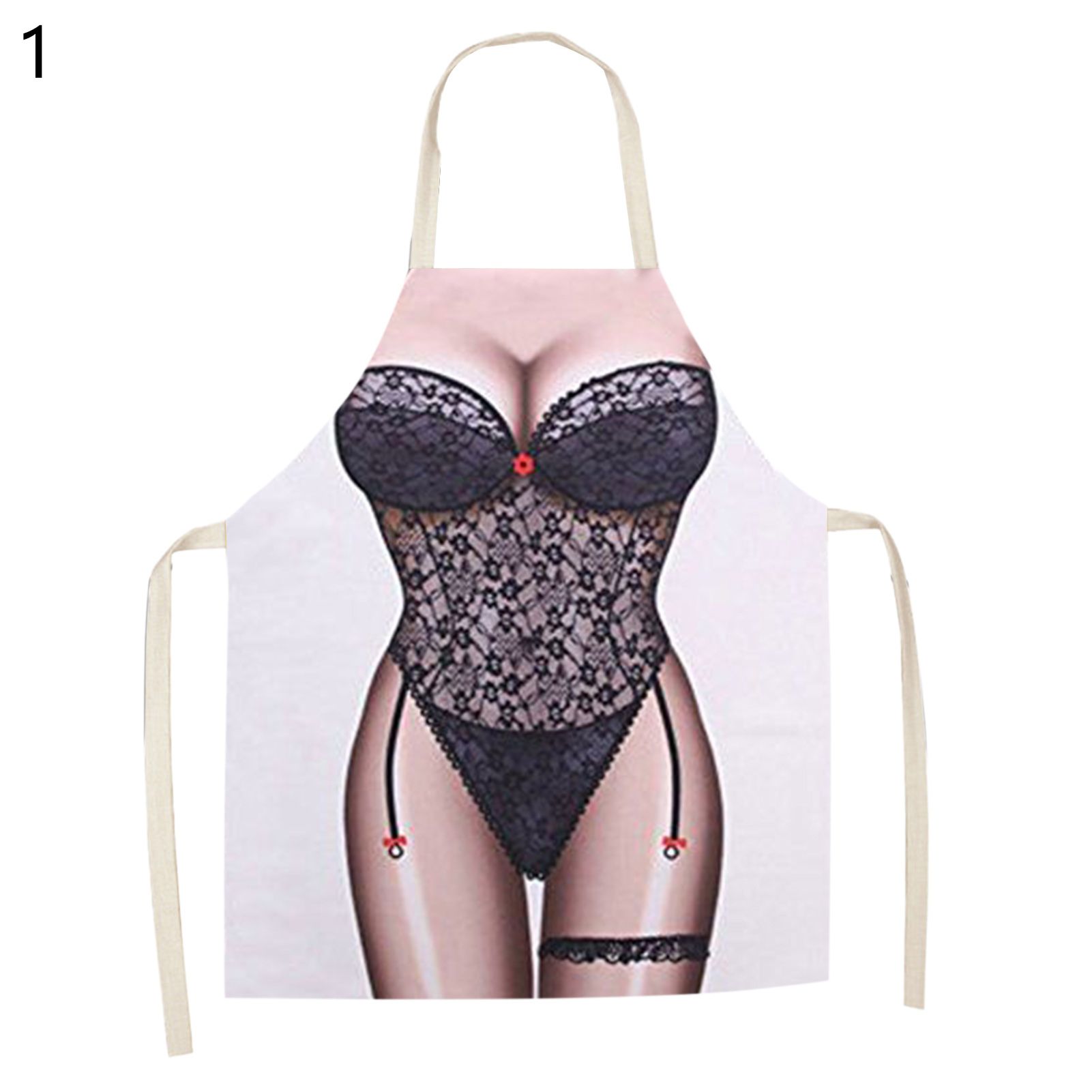 Cooking Bib Soft Touch Easy Wear Comfy y Bikini Chef Cooking Bib