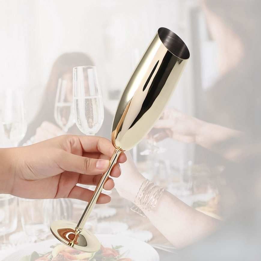 Household 304 Stainless Steel Glass Goblet Cocktail Bar Supplies 200ml