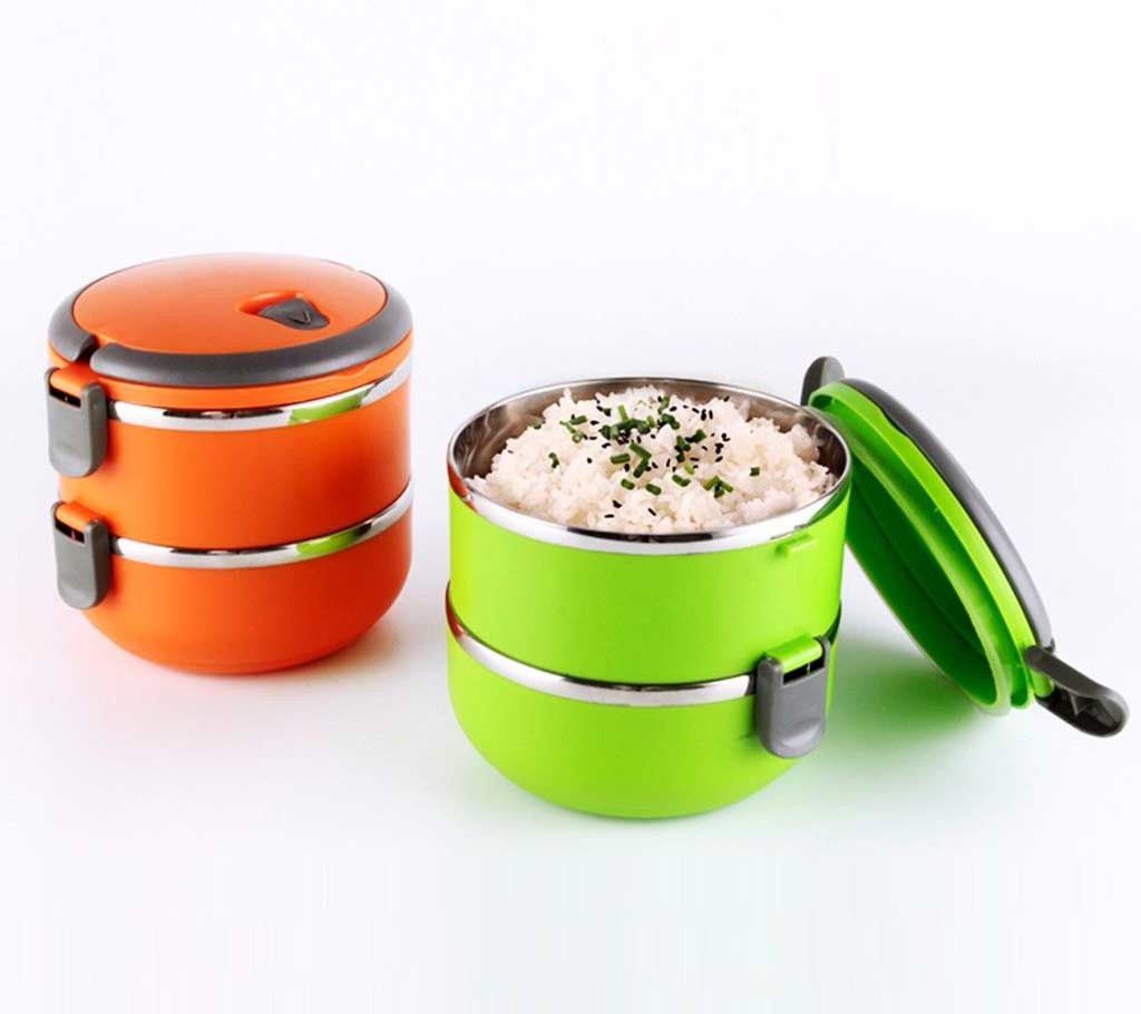 2 layer lunch box 