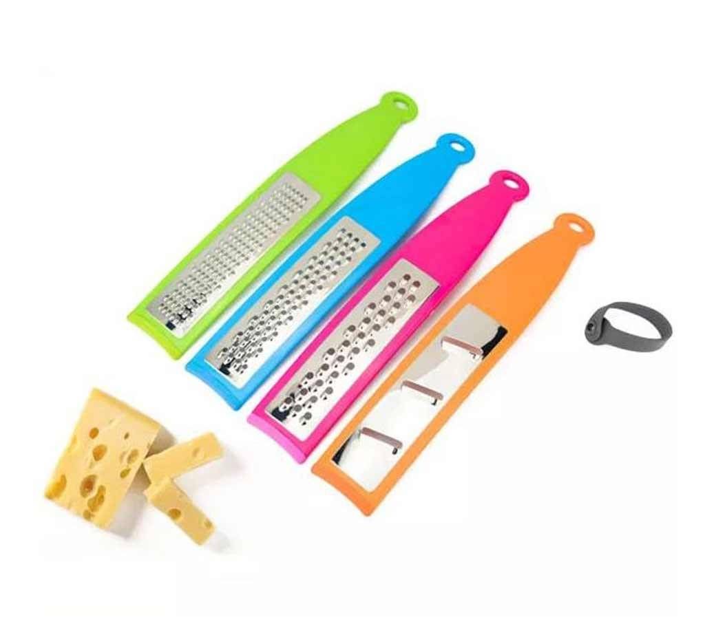 4pcs set Handheld Stainless Steel Grater Nutmeg Citrus Zester Vegetable Kitchen Tool