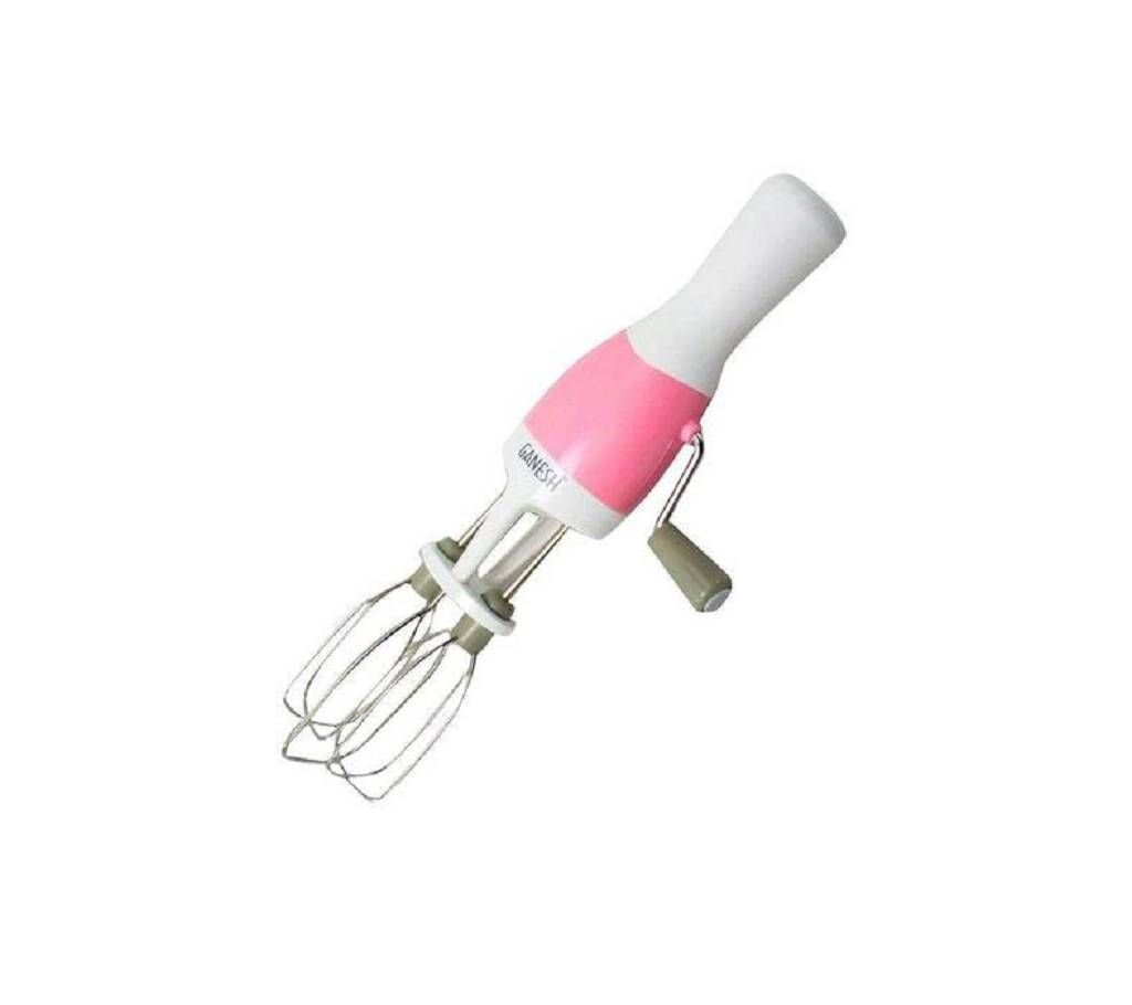 Manual Hand Blender - Pink and White