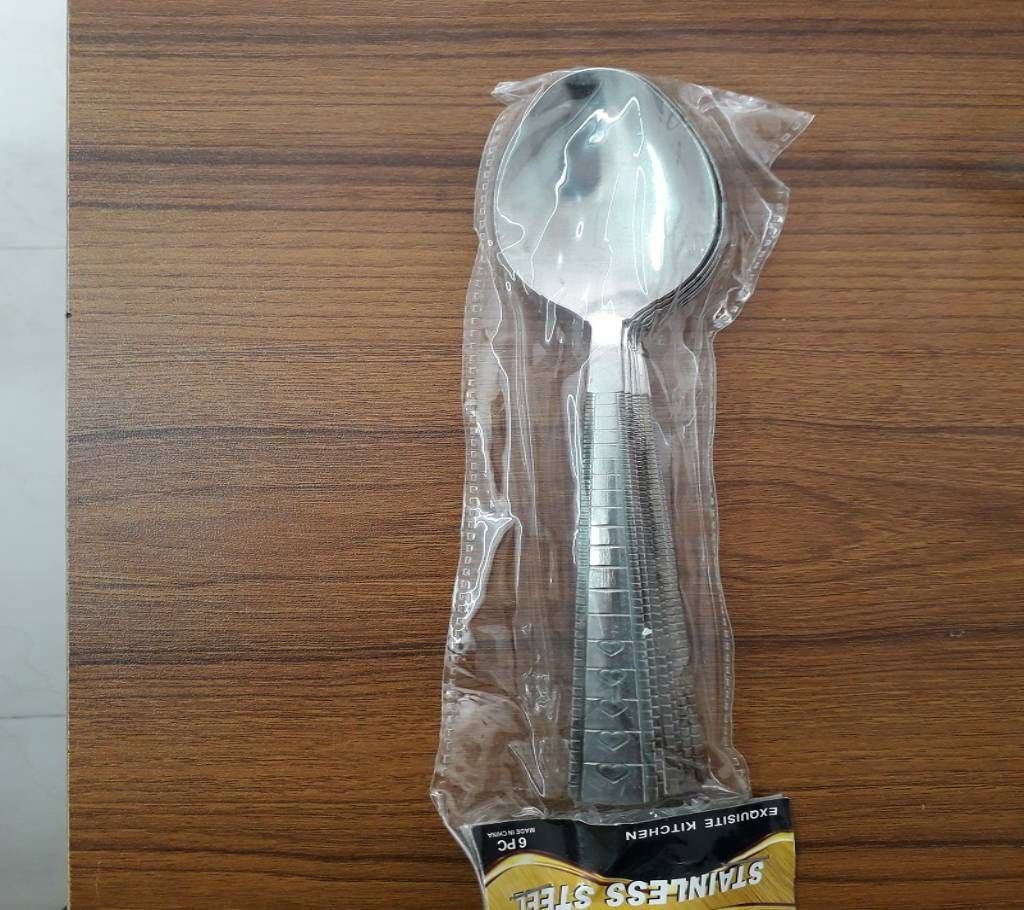 Stainless Steel Spoon Set Exquisite Kitchen 6pcs
