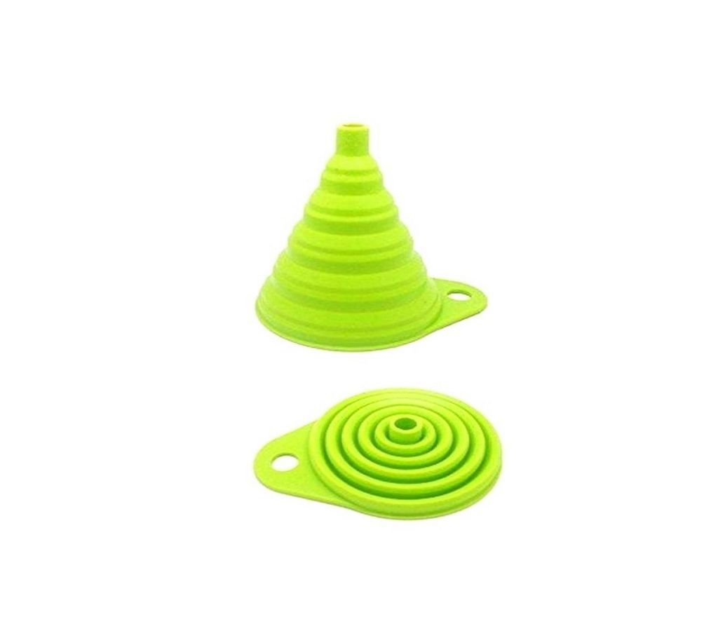Portable Retractable Funnel - Green