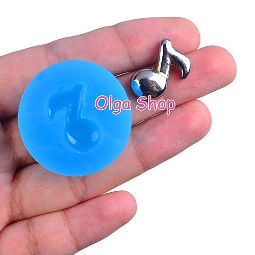 BYL237 Round Cabochon Silicone Mold - Miniature Food Candy Chocolate Resin Jewelry Making Pendant Earring Charm Necklace Mold