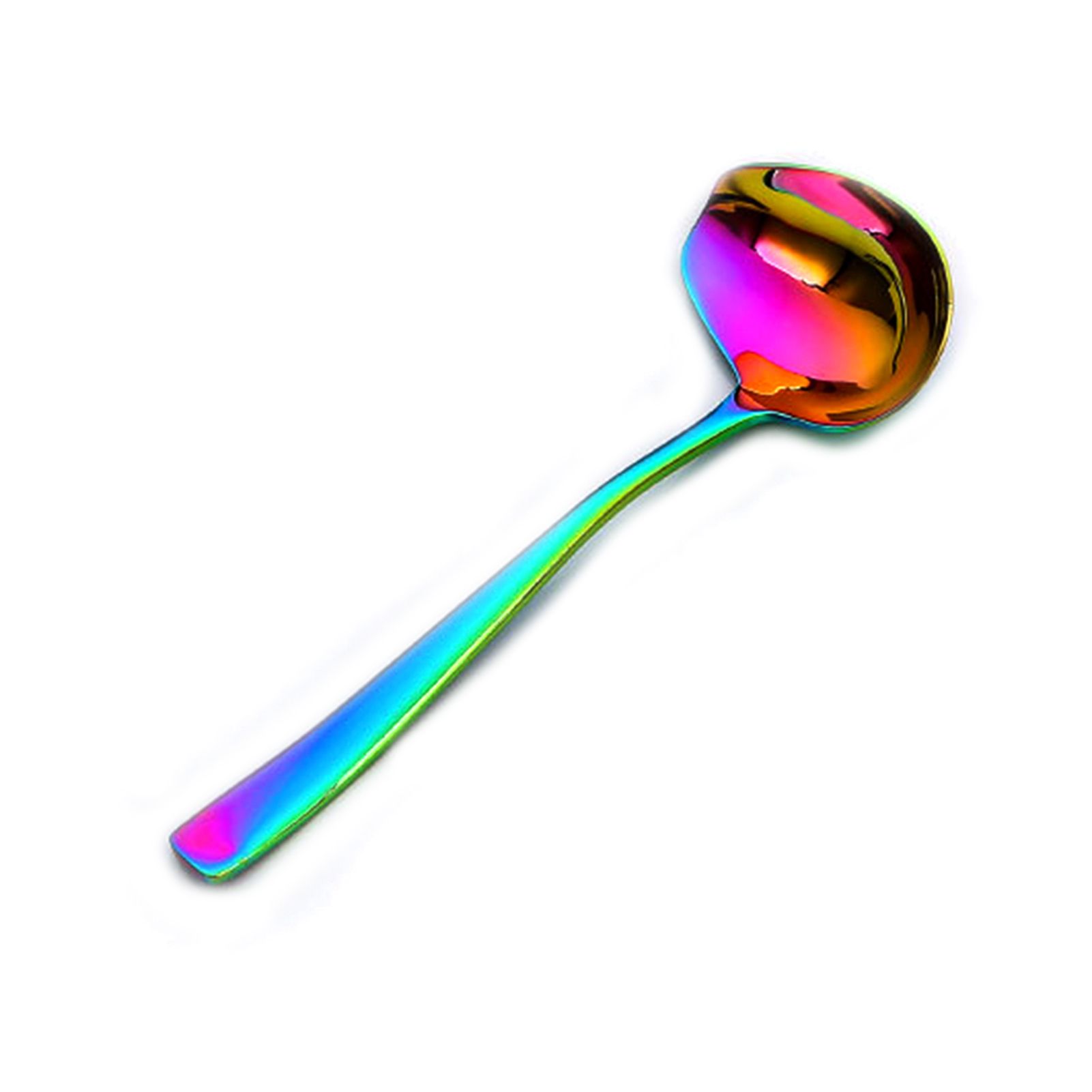 Sauce Drizzle Spoon Solid Reusable Stainless Steel Rust Proof  Safe Hot Pot Soup Ladle for Kitchen