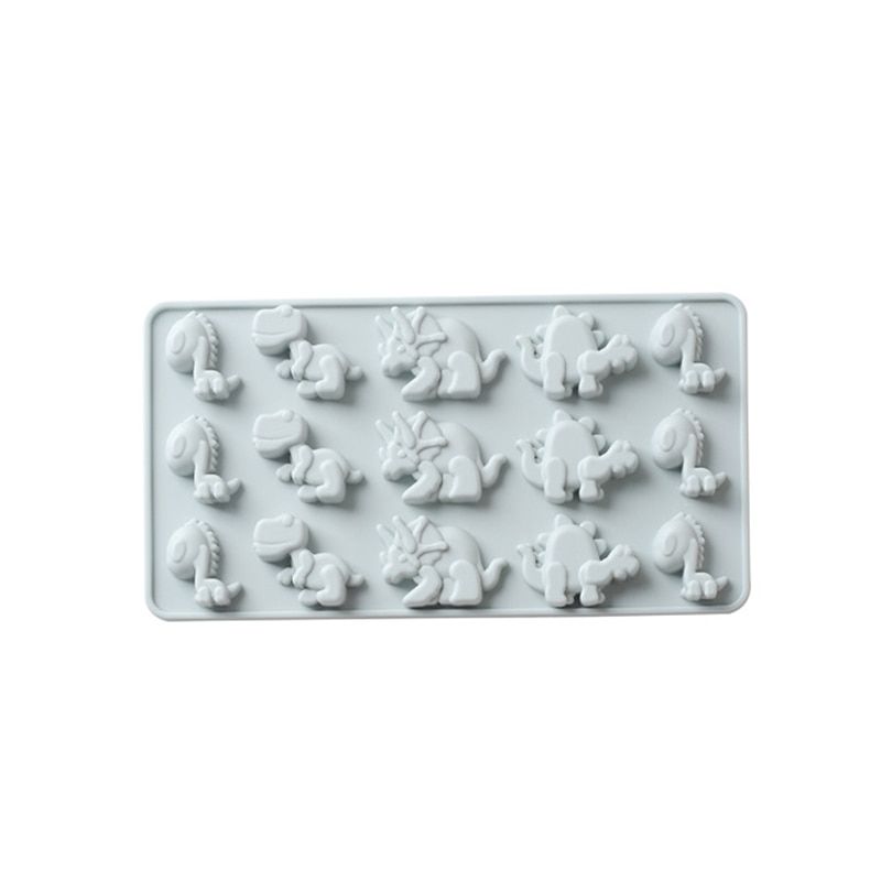 Dinosaur Slicone Chocolate Mold Ice Cube Mold Cake Decorating Tools Christmas Decoration DIY Baking Cookie Tray For Cake Craft