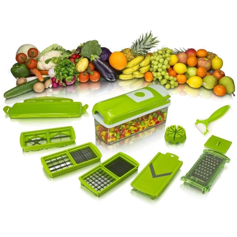 Genius Nicer Dicer Plus Food Slicer â€“ Green
