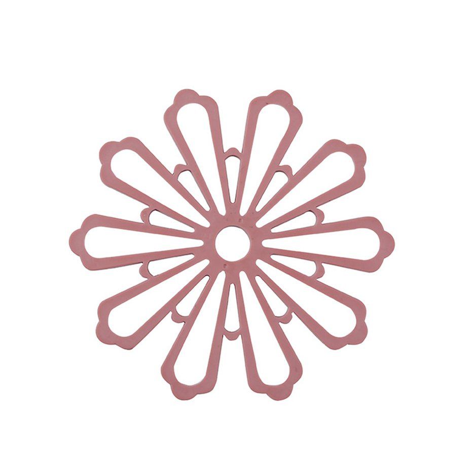 Creative Flower Patterns Thickened Cup Cushion Thermal Isolation Pad Kitchen Anti-scalding Pad Household Anti-skid Tablemat