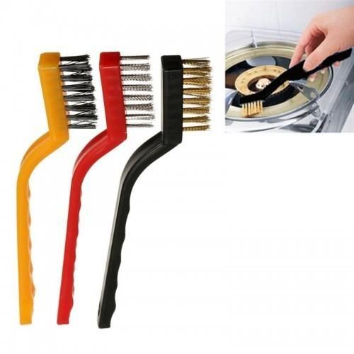 Mini Wire Brush Set, Cleaning Tool 3 PCS