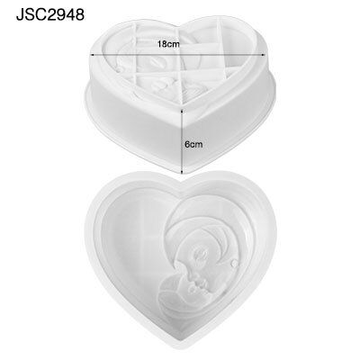 3D Silicone Cake Molds Baking Dish Tools For  Cakes Chocolate Brownie Mousse Make Dessert Pan