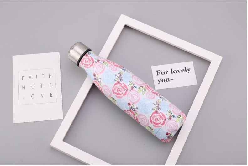 350/500/750/1000ml Double Wall Stainles Steel Water Bottle Thermos Keep Hot and Cold Insulated Vacuum Flask for Sport