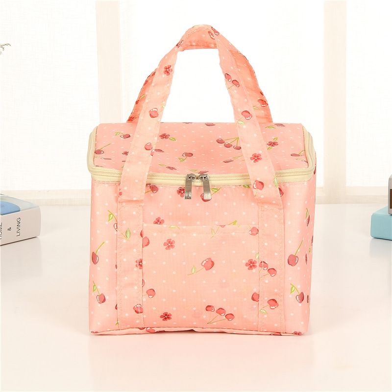Outdoor Picnic Bag Large Square Insulation Bag Portable Oxford Cloth Bento Box