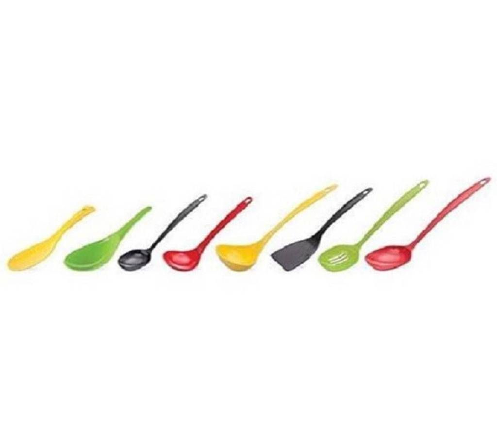 8 Pieces Spoon Set Green