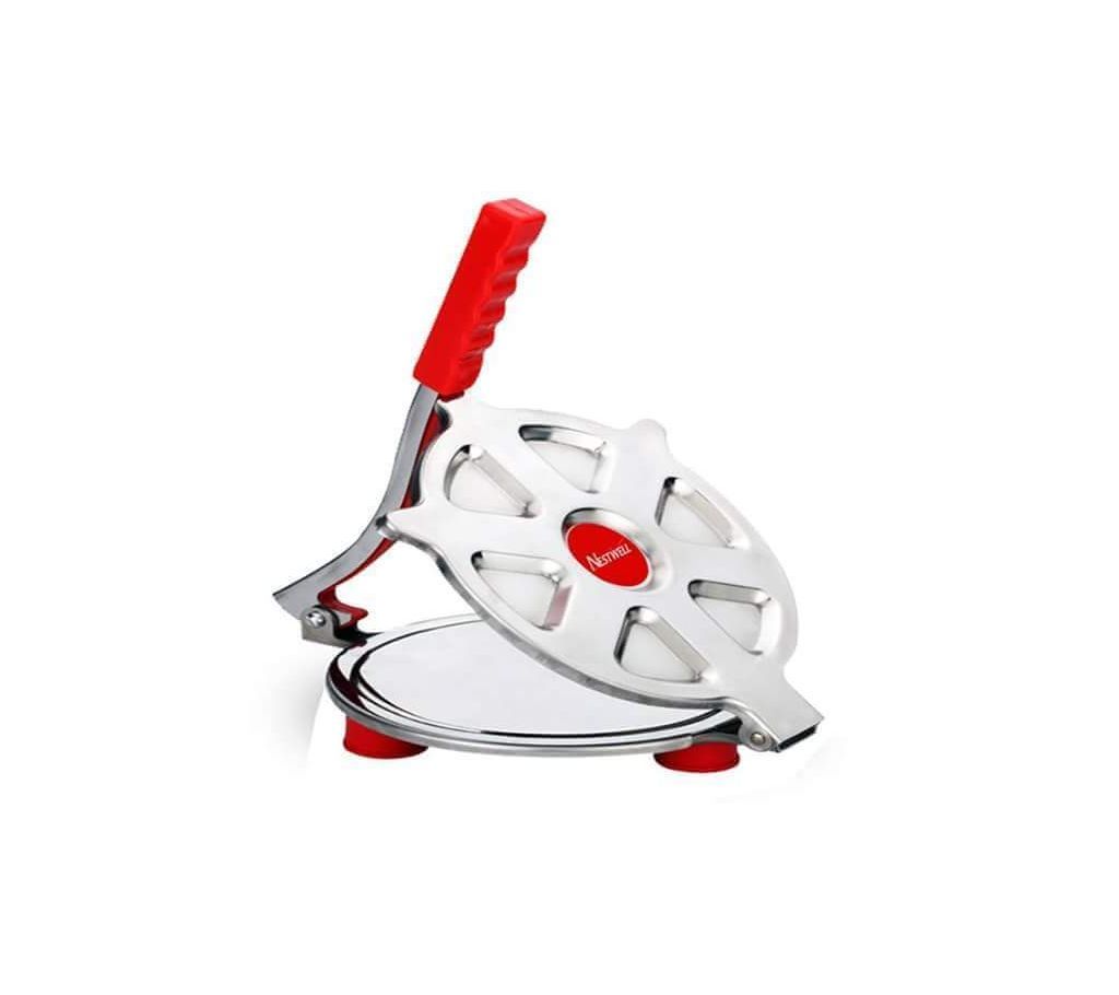 MODERN INNOVATOR Manual High Grade Stainless Steel Puri Press Maker Ruti Making Press Machine Khakhra,Thepala Roti Machine