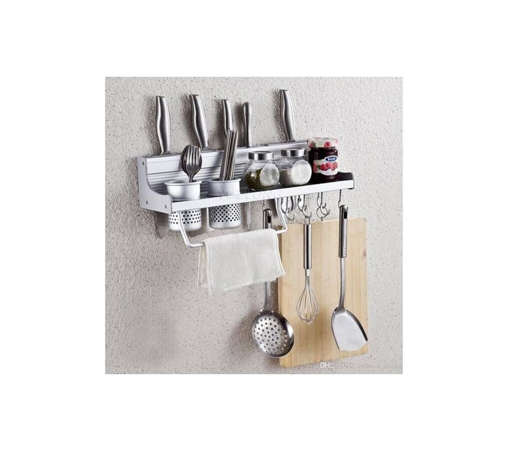 Multifunctional Wall Hanging Aluminum Kitchen Rack