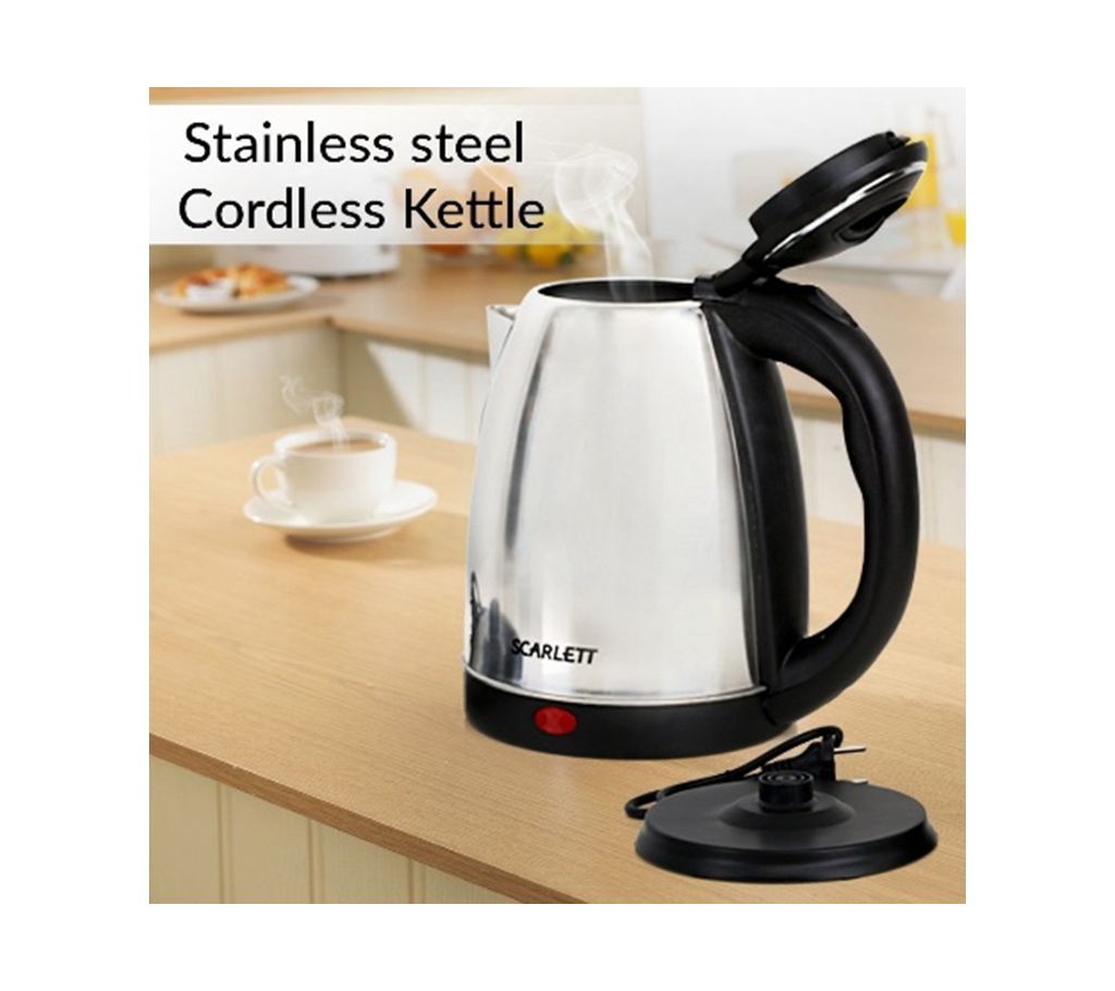 Water Kettle Stainless Steel Electric Heat 1.5Liters