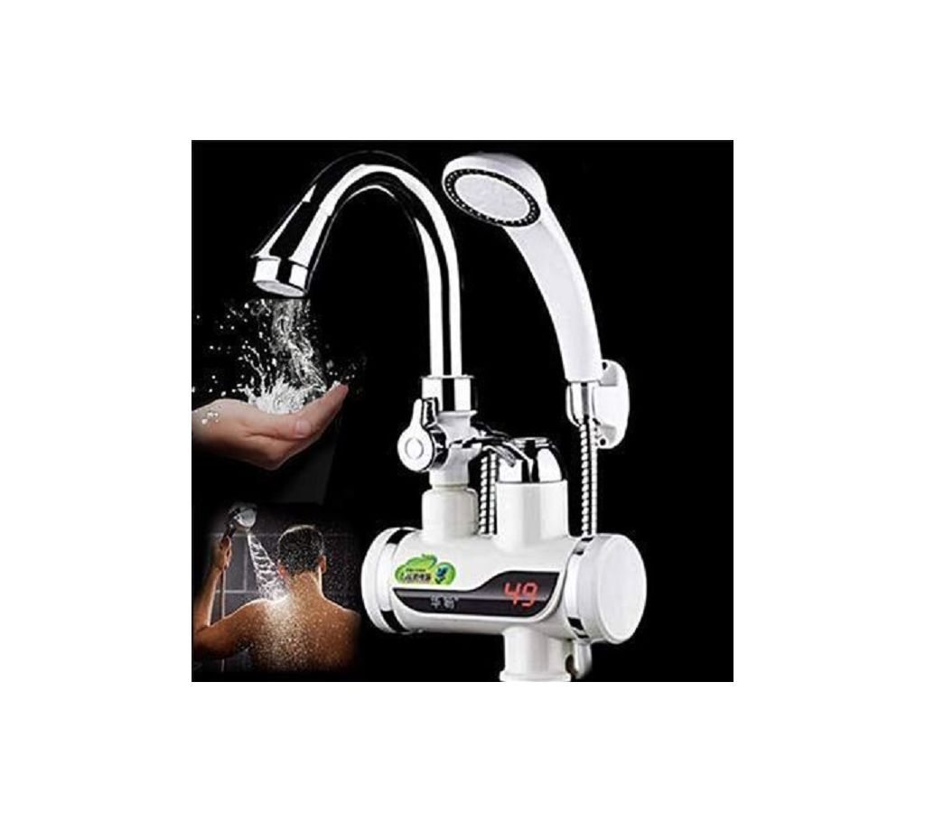 Hand Shower with Hot Water Tap