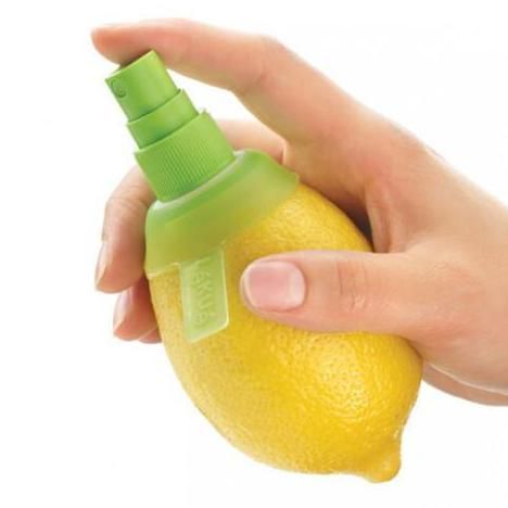Lemon Spray Fresh Citrus Juice Directly From Your Fruit.- Green and Yellow
