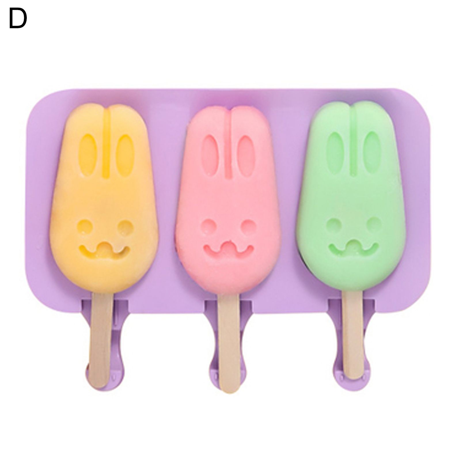 1 Set Ice Cube Mould Creative DIY Cute Ice Cream Stick Model Mold Dessert Baking Mould for Home