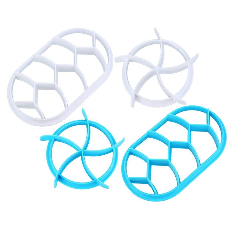 Bread Dough Press Mold Set Baking Bread Rolls Mold Pastry Cutters Round and Oval Shape DIY Bread Press Mold for Baking