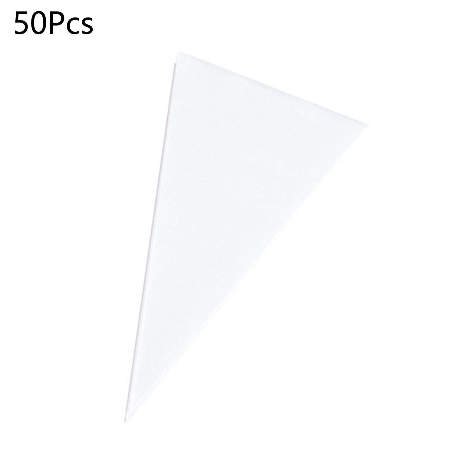 50Pcs Disposable Pastry Bag Icing Piping Cake Cupcake Decorating Baking Tool