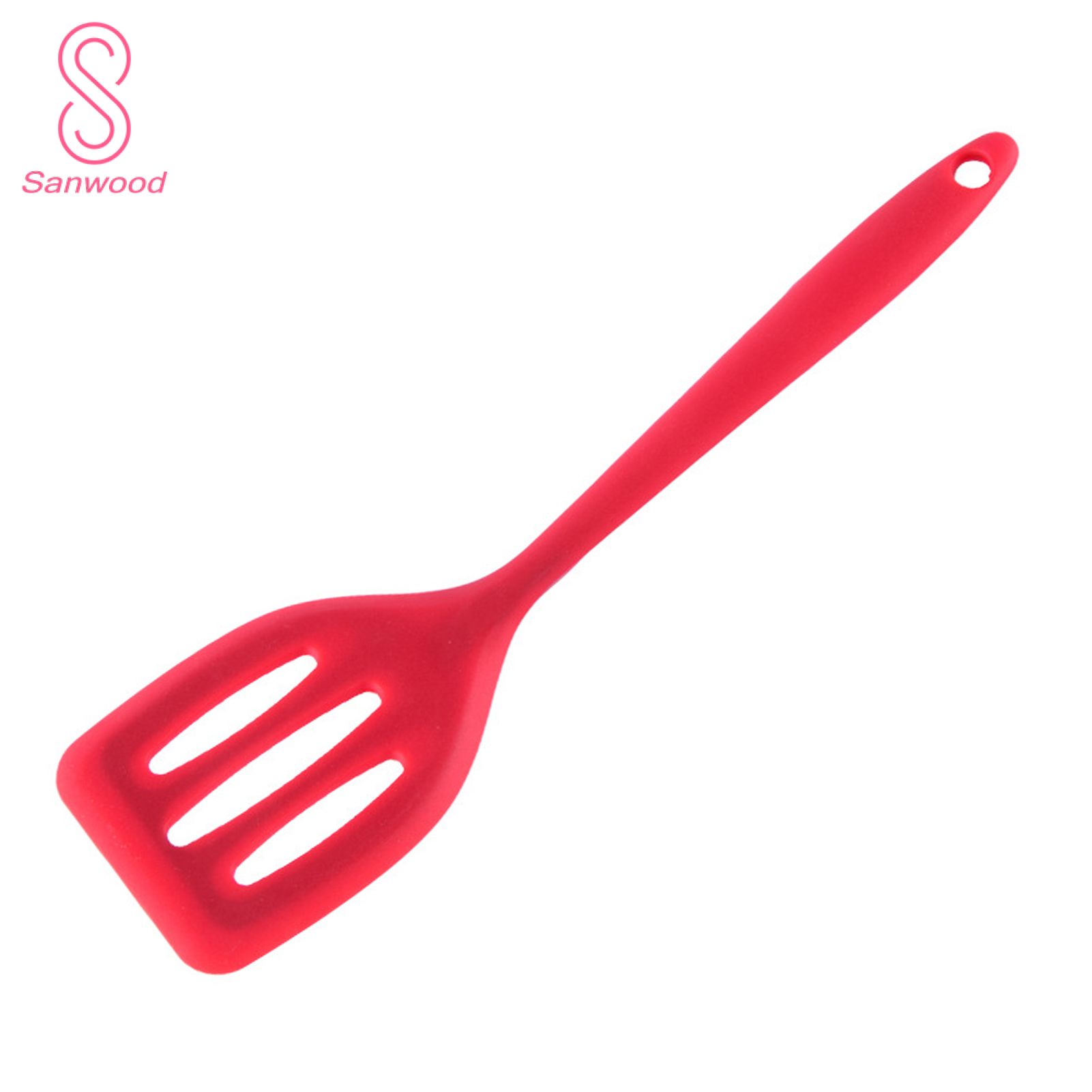 Flipper Spatulas Heat Resistant Soft Handle Slotted Spatula