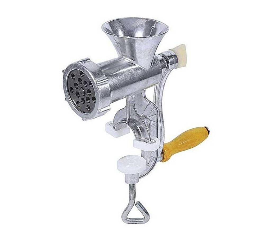Manual Meat Grinder Aluminum - Silver