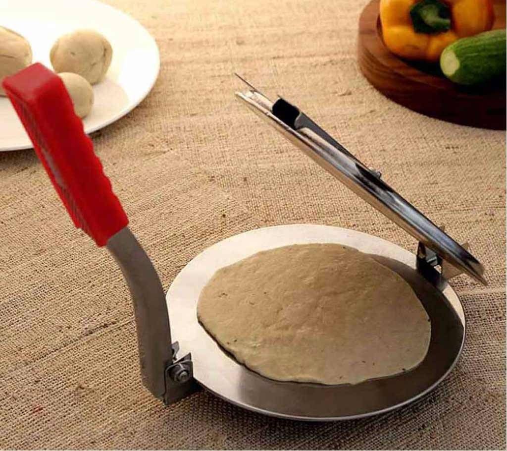 Stainless Steel Roti Maker Puri Press - Silver