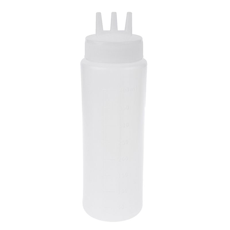 3 Hole Squeeze Bottle Oil Vinegar Bottle Dispenser Sauce Bottle Salad Cruet Can