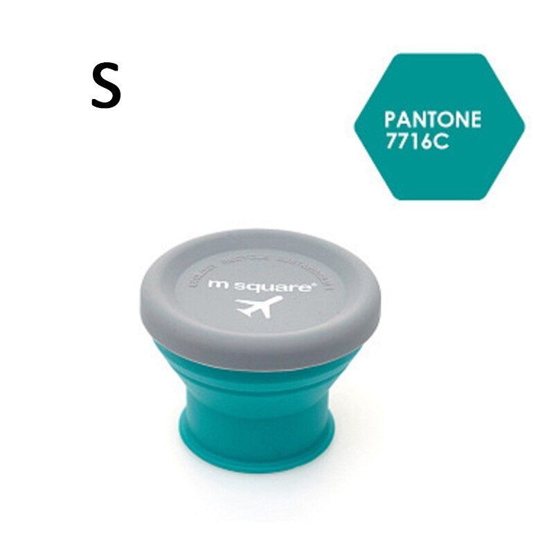 1Pc Portable Silicone Retractable Folding Cup With Lid Travel Outdoor Activities Can Be Caried With Folding Bowl Tableware Set