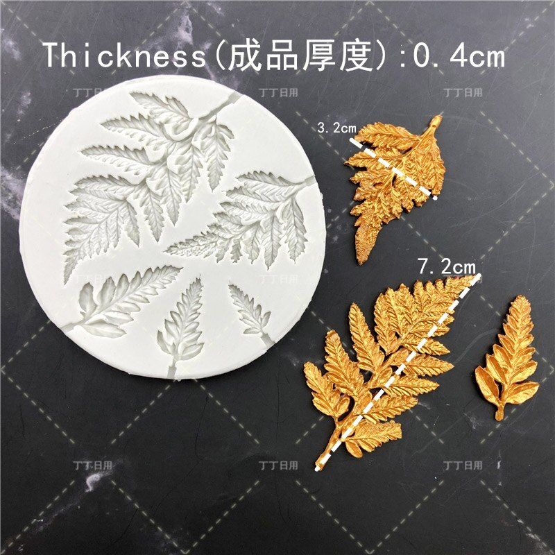 2019new Leaf shape Chocolate Silicone Fondant Mold For Cake Decorating Cookie Baking Mold Gumpastes Moulds