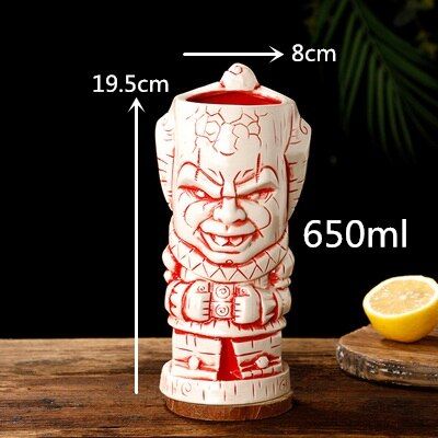 Ceramic Tiki Mug Creative rcelain Mug Cup Drinkware