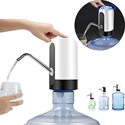 USB charging automatic water pump with water dispenser