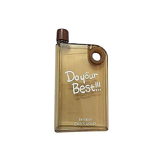 Exclusive Notebook Water Bottle - Brown